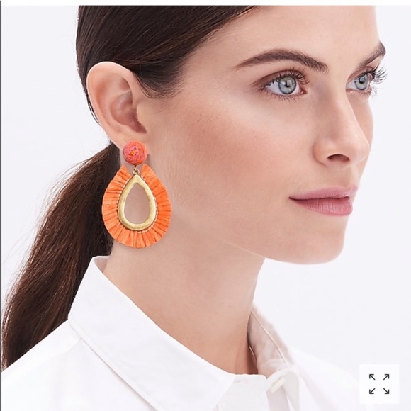 J. Crew orange boho woman’s earrings - Picture 8 of 8